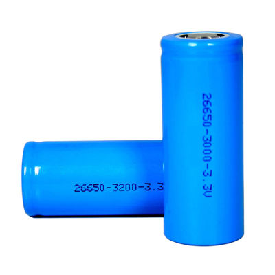 इलेक्ट्रिक टूल्स के लिए 26650 3.2V 3000mAh 3300mAh Lifepo4 लिथियम बेलनाकार बैटरी