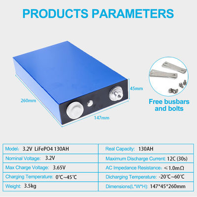 MSDS 3000times 3.2 V 280ah Lifepo4 बैटरी प्रिज्मीय लिथियम आयन बैटरी