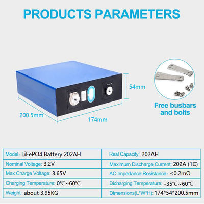 MSDS 3000times 3.2 V 280ah Lifepo4 बैटरी प्रिज्मीय लिथियम आयन बैटरी