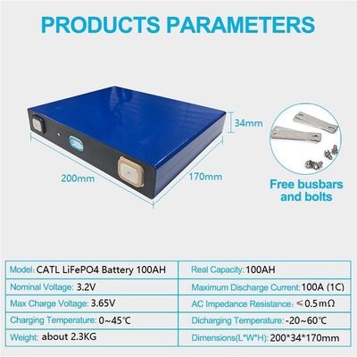 UN38.3 कस्टम लिथियम आयन बैटरी पैक 3.2v280ah Lifepo4 लिथियम आयन बैटरी