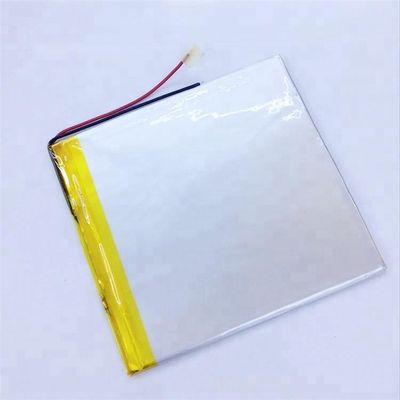 घनत्व 3.7v 6500mah लिथियम आयन पॉलिमर ली-पॉलीमर बैटरी साइकिल जीवन 500 टाइम्स