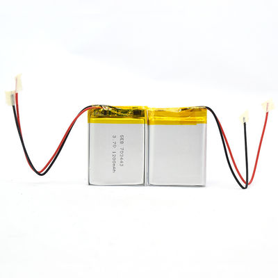 0.2C 3.7v 1200mah लिथियम आयन पॉलिमर बैटरी