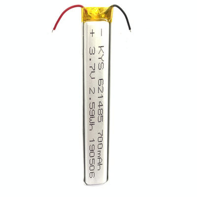 621485 601585 651485 3.7v (3.8v) 700mah लिथियम-आयन पॉलिमर बैटरी स्ट्रिप एलईडी लाइट्स के लिए