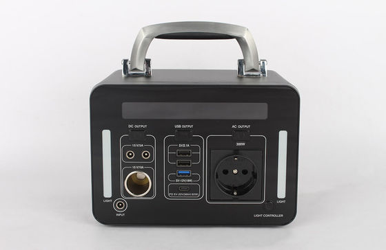 आउटडोर 110v 300wh 300w पोर्टेबल जेनरेटर / छोटा पोर्टेबल पावर स्टेशन