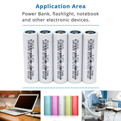उच्च क्षमता 3.7V 3200mAh INR 18650 लिथियम आयन बैटरी बेलनाकार