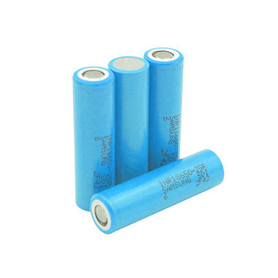 इलेक्ट्रिक साइकिलें 3.7V 2500mAh 20A 25R 18650 लिथियम आयन बैटरी 0.05kg