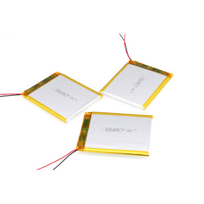 सीई RoHS अनुमोदन 555165 3.7 वी 2000mah लिथियम पॉलिमर बैटरी सेल