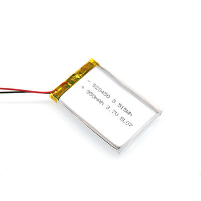 Mp3 Mp4 हेडसेट के लिए OEM ODM 852940 3.7v950mah लिथियम आयन पॉलिमर बैटरी: