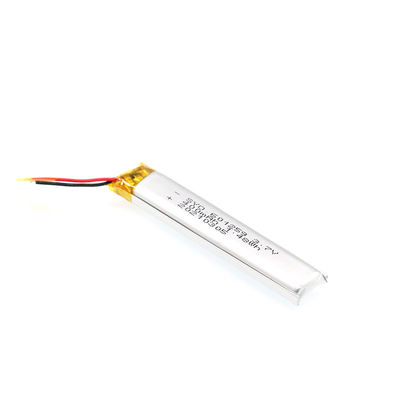 831636 3.7V400mah लिथियम आयन पॉलिमर बैटरी पैक कम तापमान:
