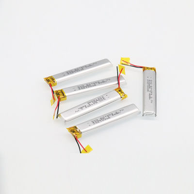 831636 3.7V400mah लिथियम आयन पॉलिमर बैटरी पैक कम तापमान: