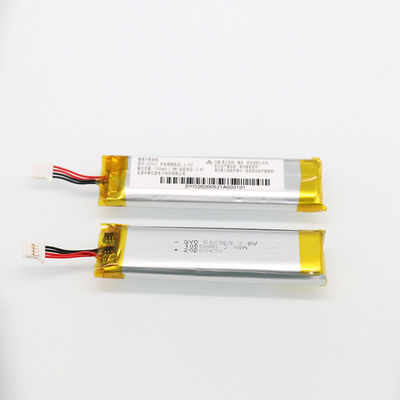 स्मार्ट स्पोर्ट ब्रेसलेट के लिए 500830 100mAh 3.8 V लिथियम आयन पॉलिमर बैटरी