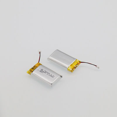 ब्लूटूथ सेलफोन के लिए 300 टाइम्स 3.7v550mah लिथियम आयन पॉलिमर बैटरी