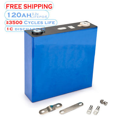 सौर पैनल के लिए डीप साइकिल 3.2 V 120Ah लिथियम LiFePo4 बैटरी सेल