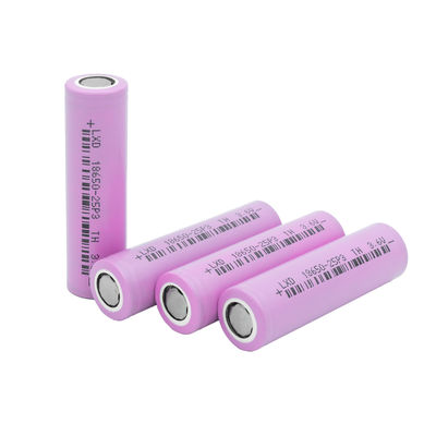 3C मैक्स 3.6v 2500mah 18650 लिथियम आयन बैटरी लिथियम बेलनाकार सेल