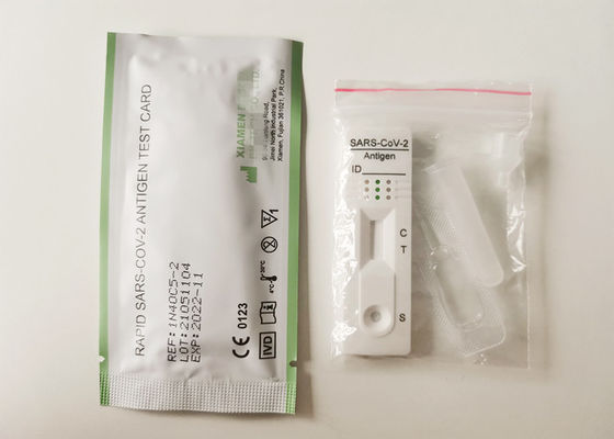टेस्ट ट्रिप के साथ उच्च गुणवत्ता वाला स्व-परीक्षण रैपिड SARS-CoV-2 एंटीजन टेस्ट कार्ड